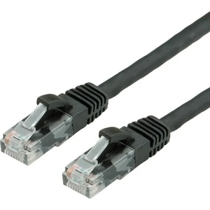 Roline Patch cable UTP Cat. 6 0.5m, Black 21.99. 1025 (21.99.1025)