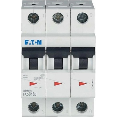 Eaton Автоматичен прекъсвач eaton faz-c13/3, 278871 - 13 a, 3p (278871)