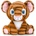 Keel Toys Keeleco Adoptable World, Тигър, 25 см (SE1218)