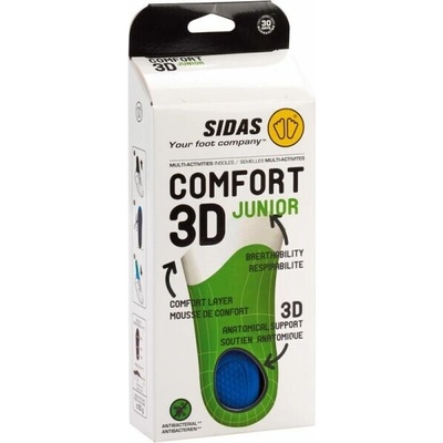 Sidas COMFORT D JUNIOR Dětské vložky do bot modrá