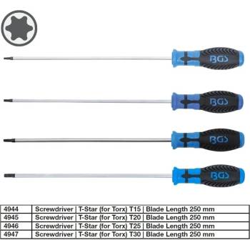 Image 1 of BGS technic Дълги отвертки тип torx - от 12.40лв ; bgs technic