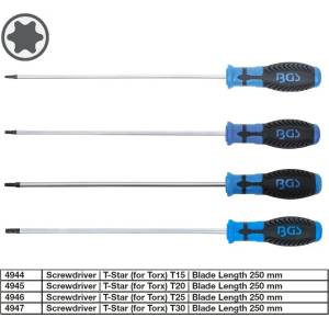 BGS technic Дълги отвертки тип torx - от 5.20€ ; bgs technic