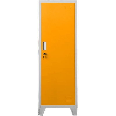 Carmen Метален шкаф Carmen CR-1604-1 JZ - Сив / оранжев