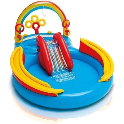 Детски басейн Intex 57453NP Rainbow - 297 x 193 x 135 см, PVC, многоцветен (346344)
