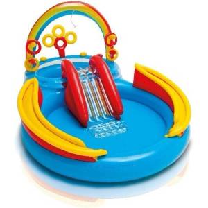  Детски басейн Intex 57453NP Rainbow - 297 x 193 x 135 см, PVC, многоцветен (346344)