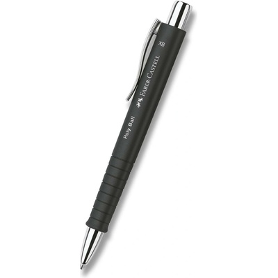Faber Castell Kuličkové pero Poly Ball Silver černá 241153