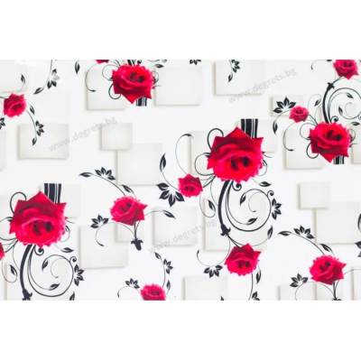 Фолио Жълт-Червен Квадрат