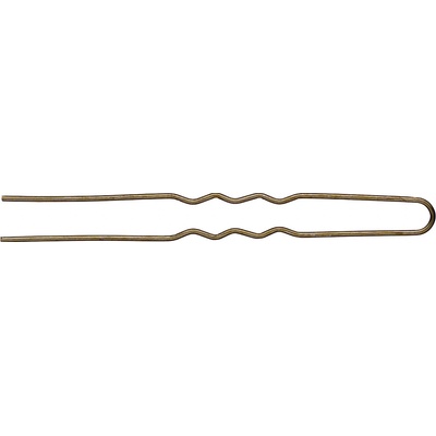 Vlnitá vlásenka Eurostil Professional - 8,5 cm, bronzová - 20 ks (04531)