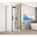 SAPHO Trinity - Душ кабина 120x100 см, дясна, прозрачно стъкло/черна GT5610-12CR-B (GT5610-12CR-B)
