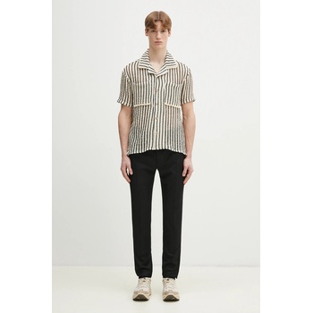 Paul Smith Вълнен панталон Paul Smith в черно с кройка тип карго M1R-719X-N00109 (M1R.719X.N00109)