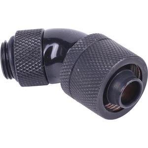 Alphacool Компресионен фитинг Alphacool, 16/10 - G1/4, 45°, Въртящ се, Черен мат (AC-62374) - tehnik