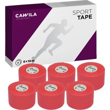 Sporttape COLOR 6er Set červená 3,8 cm x 10 m