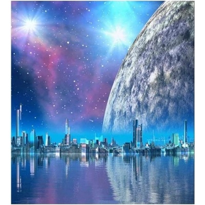 DIMEX ART Флизелинов фототапет футуристичен град 225 x 250 см