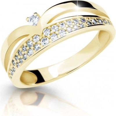 Cutie Jewellery prsteň zo zlata so zirkónmi Z6820 2544 10 X 1