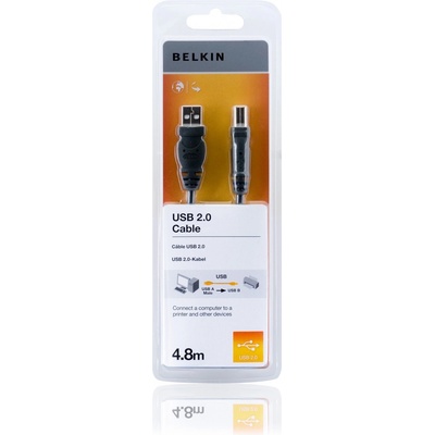 Belkin F3U154bt4.8M USB 2.0, A-B propojovací, 4,8m