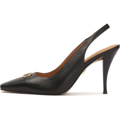 Kazar Дамски обувки на ток с отворена пета черно, размер 41
