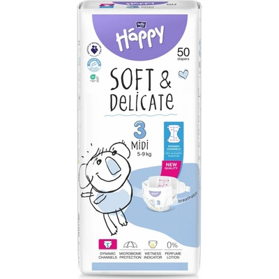 Bella Baby Happy Midi 5-9 kg 3 50 ks