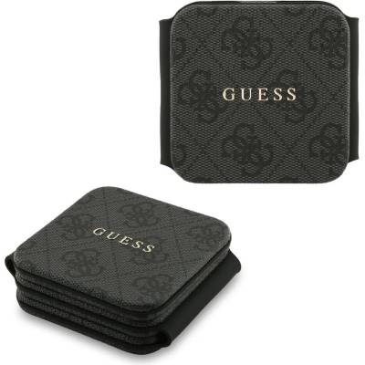 GUESS PU 4G MagSafe безжично зарядно 3в1 черно (57983128966)