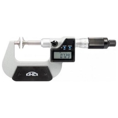 KINEX K-MET Mikrometr na ozubená kola–digitální din863 75-100/0001mm 7070-02-100