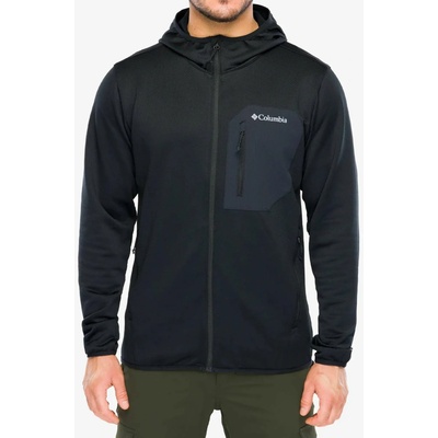 Columbia Tall Heights Hooded Grid Fleece Full Zip black