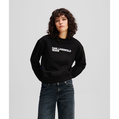 Karl Lagerfeld Jeans KLJ Reg Essential Logo Sweat Black