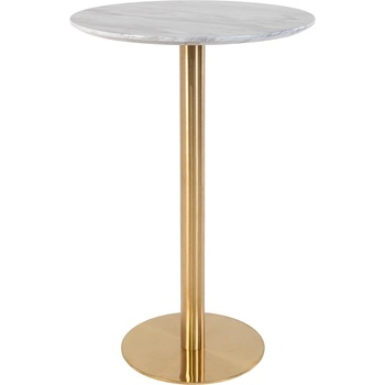House Nordic Кръгла бар маса с мраморен плот ø 70 cm Bolzano - House Nordic (2301000)