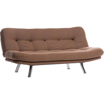 Asir Двуместен разтегателен диван bina в светлокафяв цвят (as3202)