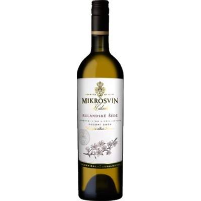 Mikrosvín Mikulov Rulandské Šedé Pozdní sběr 2024 0,75 l 13% (holá láhev)