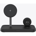 Dviced 3-in-1 magnetic wireless stand w cable, wall charger - Black (DV230005) - iStore