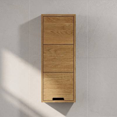 Bath Deluxe Стенен шкаф за баня gribskov 90 см бежов/дъб (bt0219)