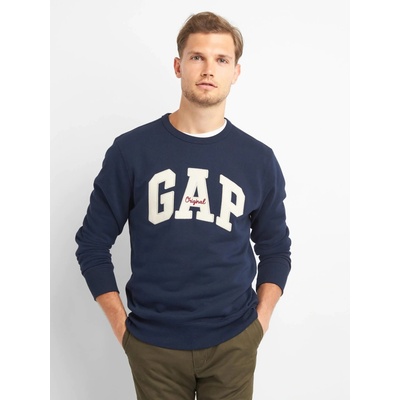 Gap mikina logo fleece tmavomodrá