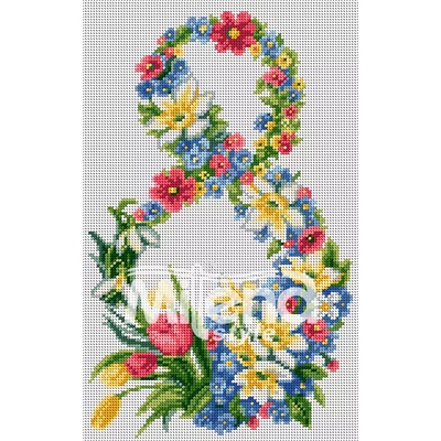 Milena Style Картичка за 8-ми март конци Ariadna