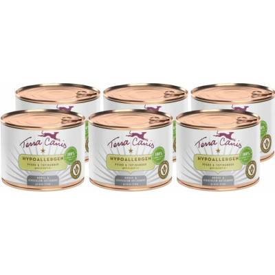 Terra Canis Hypoallergenic Horse & topinambur 6 x 200 g