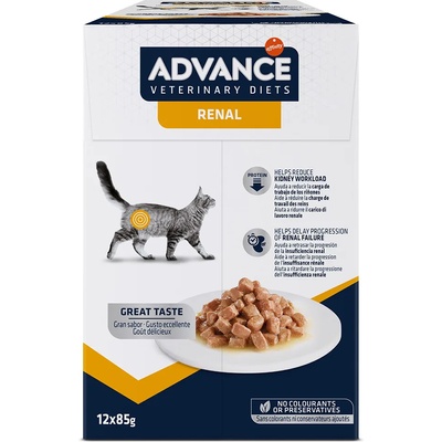 Affinity 20 + 4 подарък! 24 x 85 г Advance Veterinary Diets за котки - Feline Renal