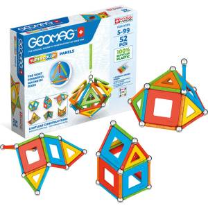 Geomag Магнитен конструктор, Geomag, Supercolor Panels, 52 части