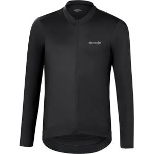 straede Фланелка с дълъг ръкав за колоездене straede Aerlig Longsleeve Cycling jersey - Black - размер M (056-3819-0114)