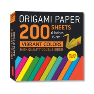 Origami Paper 200 Sheets Vibrant Colors 6 (15 CM) | Tuttle Studio (ISBN: 9780804857789)