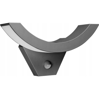 ORNO LED градинска лампа Orno - Spinel, IP54, 10W, 220V, с PIR сензор, сива (6119GLPMR4)