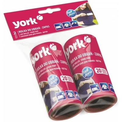 YORK valček na oblečenie Náhradná náplň 20 + 20 listov