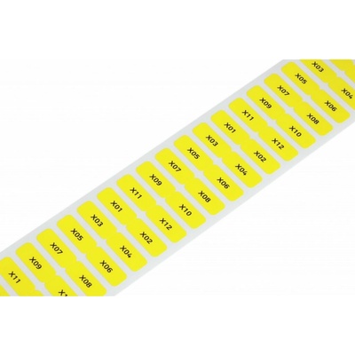 WAGO 210-807 000-002 pro smart termoprint 8x20 mm žlutá bez potisku trvale lepící 3000 etiket na cívce 210-807 000-002