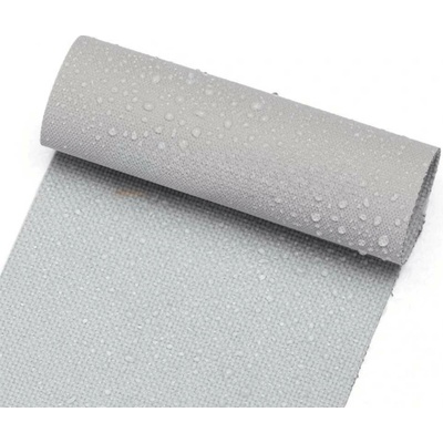 Exteriérová látka s PVC zátěrem 400 g, UV stabilní - Šedá světlá