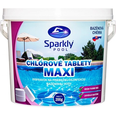 Sparkly POOL Chlórové tablety MAXI 3 kg
