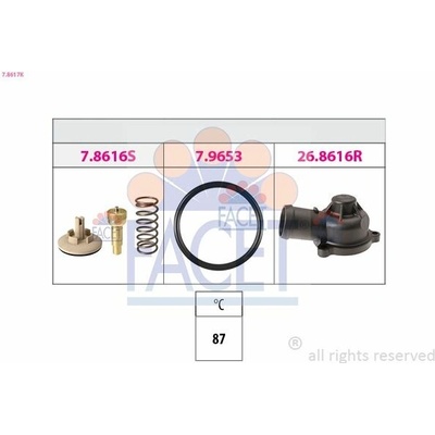 Termostat, chladivo FACET 7.8617K (78617K)