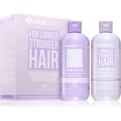 Hairburst Longer Stronger Hair Curly, Wavy Hair Set подаръчен комплект за къдрава коса