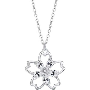 Silenti Jewelry Сребърно колие "Разцвет