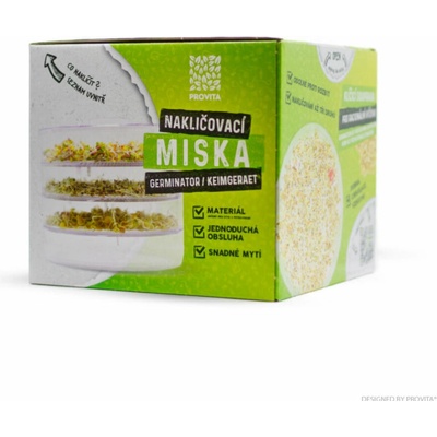 Provita misky na klíčenie 18 x 16 cm číra