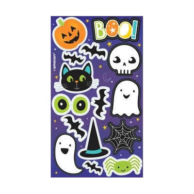 Súprava samolepiek Halloween 60ks