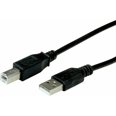 roline 11.45.8818 recycled material USB 2.0 USB-A zástrčka USB-B zástrčka 1.8m černý