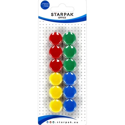 CreativeToys Farebné magnety sada 22 mm 12 ks