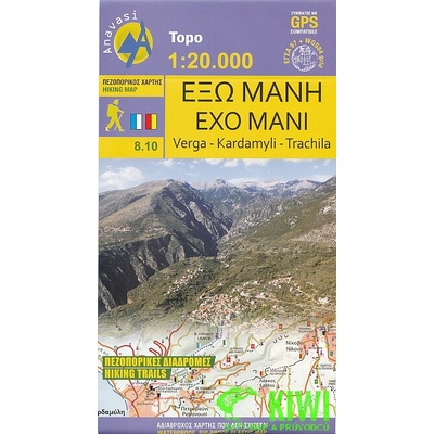 mapa Exo Mani 1:20 t. voděodolná